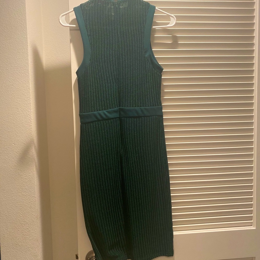 Dark green dress
